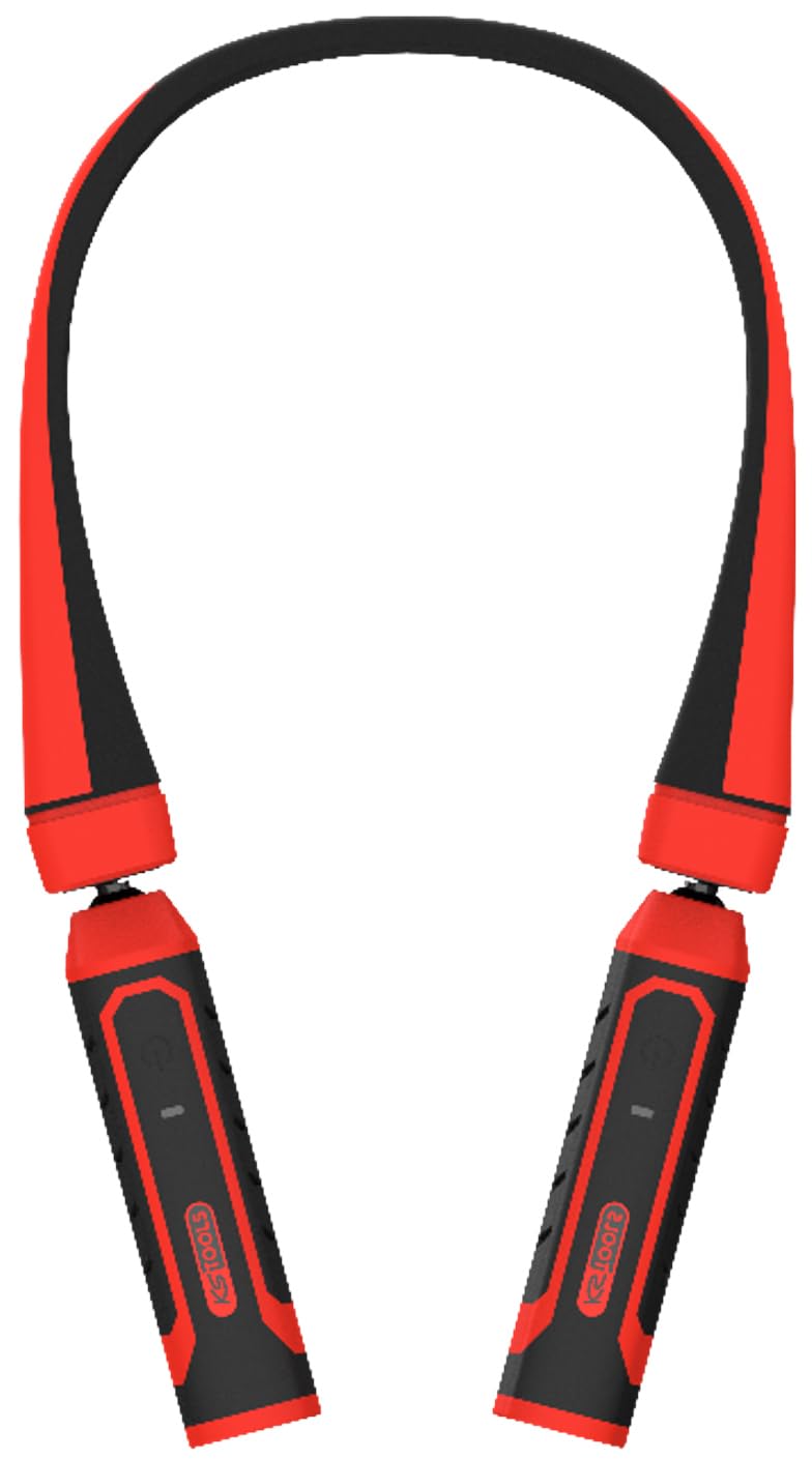 KS Tools 150.4630 eQi UltimateBEAM Lampa na kark 2 w 1 z dwoma wyjmowanymi lampami roboczymi po 180 lumenów każda
