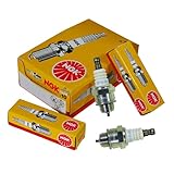 NGK BPMR4A SOLID 5113 Standard Spark Plug, 4 Pack