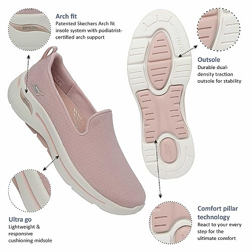 Image of Skechers Women Go Walk Arch Fit Morning St Walking Shoes