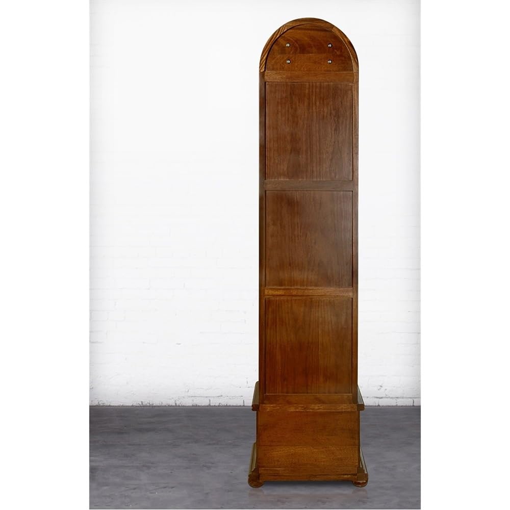 Decorativo Reloj de pie retro for sala estar estilo europeo para la oficina | Reloj de piso retro de madera maciza