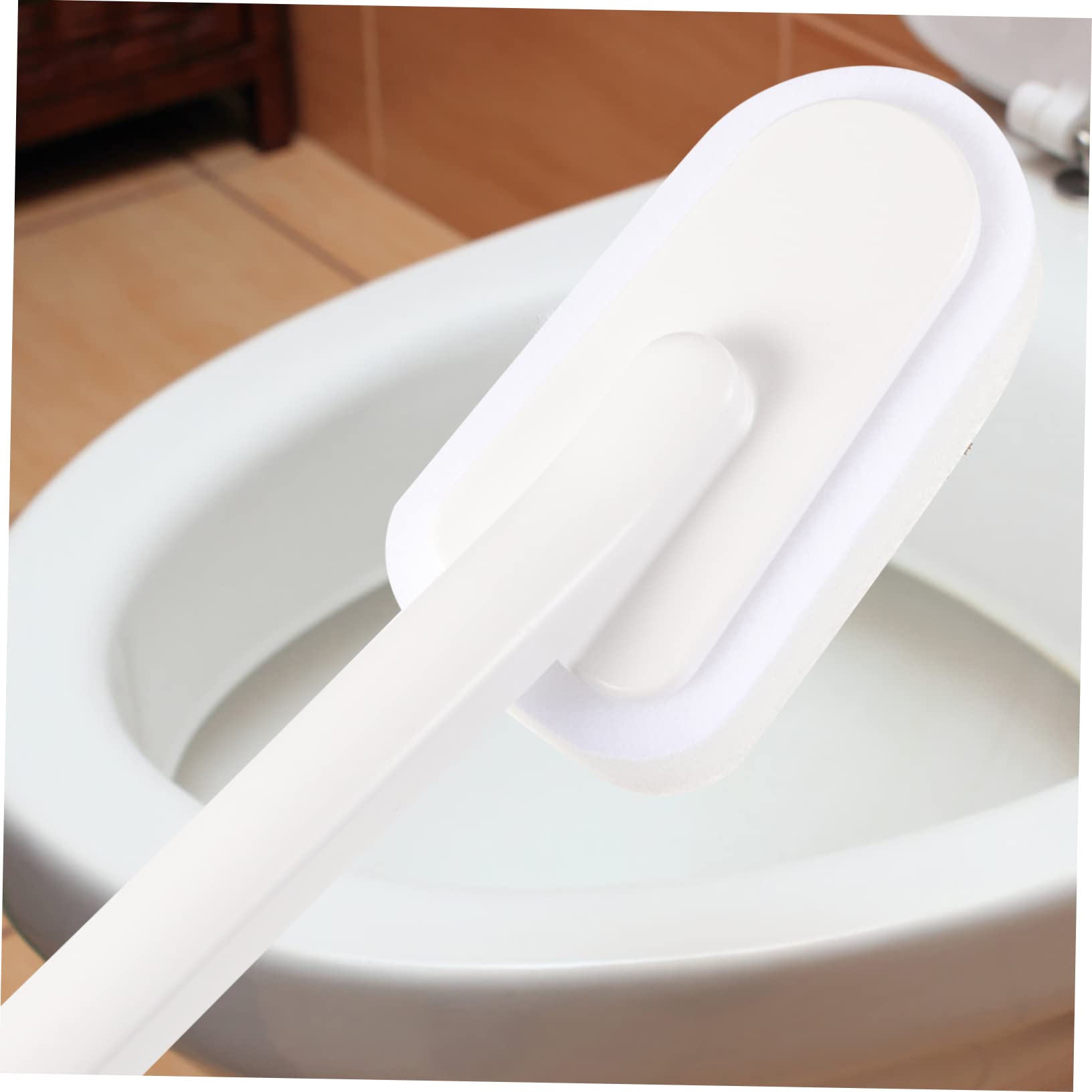 PACKOVE Cepillo De Esponja De Mango Largo 5 Unidades Limpiador De Baño Fregado Productos Suaves UV para Suelo Inodoro Práctico Cepillo De Baño Cepillo para Grietas Estropajo