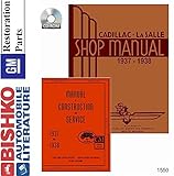 Bishko Automotive Literature Service Shop Body Service Repair Manual Cd For The 1937 1938 Cadillac 60 90