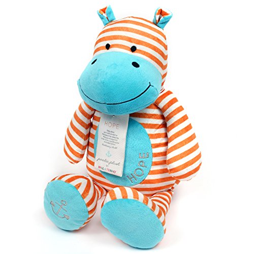 Bella Tunno Poetic Plush Animal, Hope Hippo