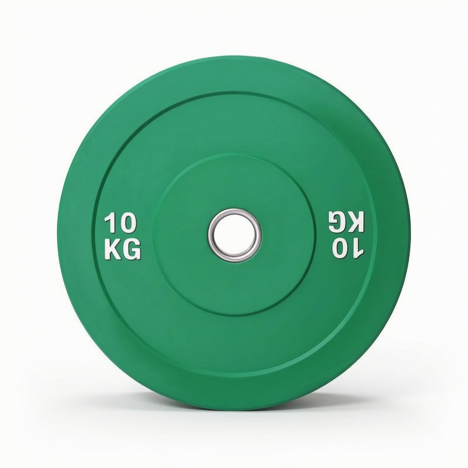 TISHITA Disco de Pesas de Goma Placa de Peso Mancuerna Barra Halterofilia con Aro Interior de Acero Inoxidable 304 de 51 Mm Absorción de Impacto y Protección
