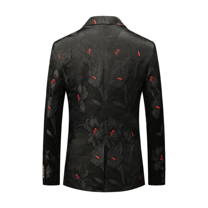 Suit Slim Fit Printed Dress, Business Casual Top2