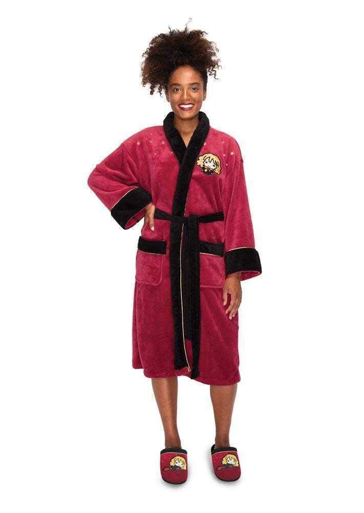 Harry Potter Hermione Kawaii Fleece Ladies Bathrobe