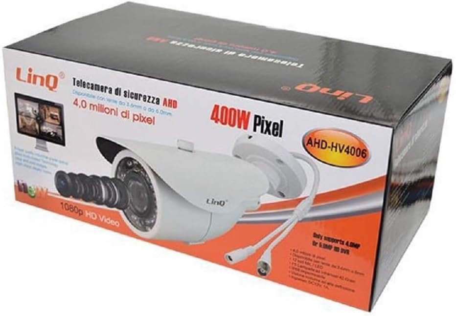 OISE ART STORE AHD-HV4006 4.0MP AHD Security Camera in its retail packaging.