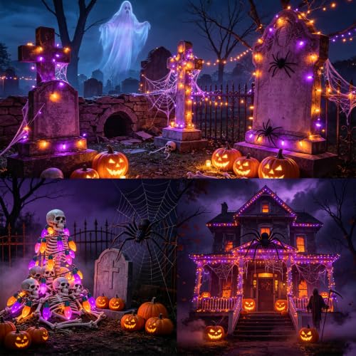 33ft 50LED Solar Halloween Lights DROPS TO - image 7