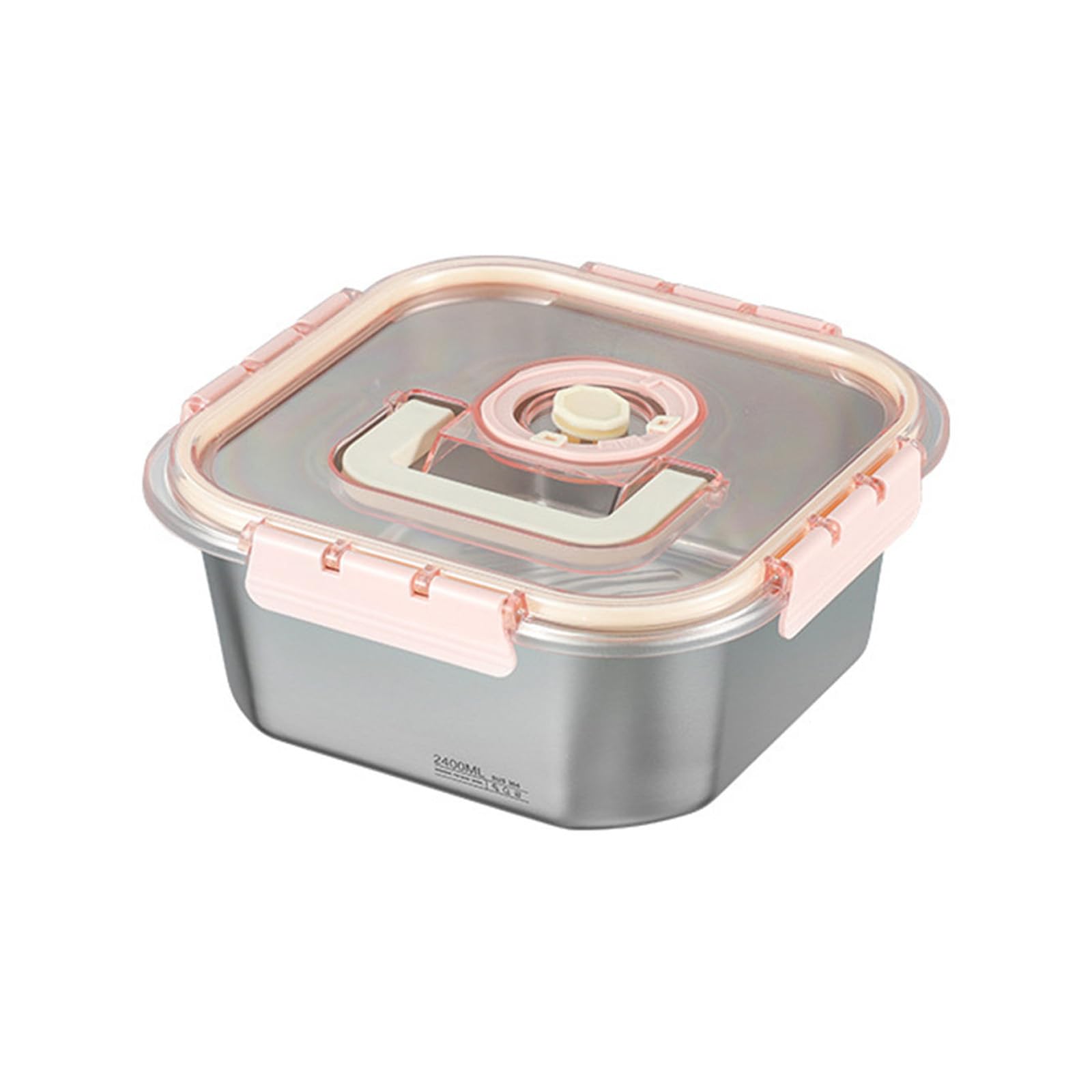 MALSSE Lunch or Snacks Food Container Stainless Steel Meal Preparation Container with Large Capacity for Outdoors Large Capacity Food