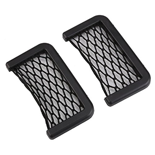 OneMoreT 2 x Bolsillo de almacenamiento para coches y furgonetas, bolsa organizadora de red de malla para cigarrillos