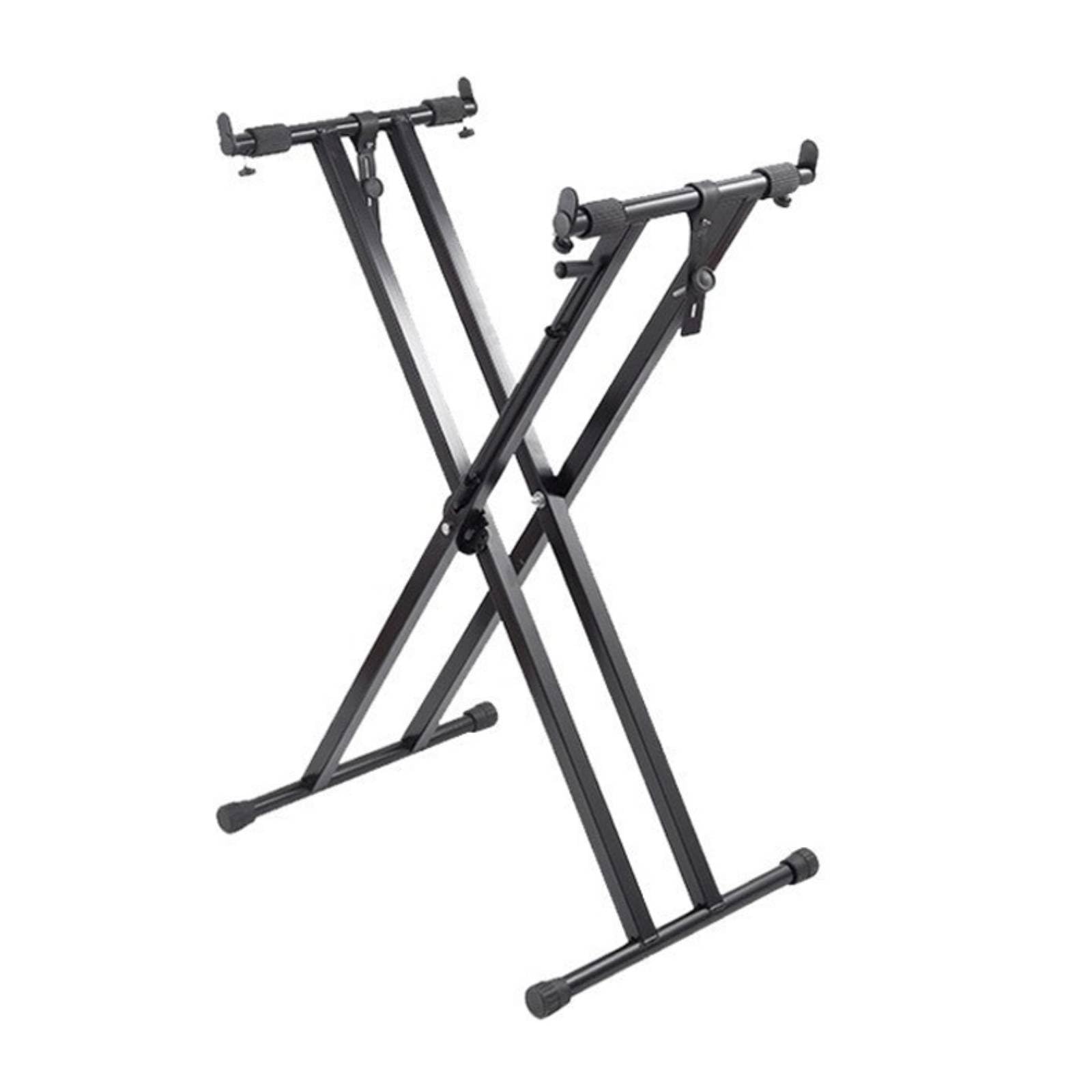 Keyboard Ständer Tastaturständer Klavierständer Keyboardhalter X Form Tragfähig Zusammenklappbar Schnell Aufgebaut Universell für Elektronisches Keyboard Proben Schule, X-Ständer