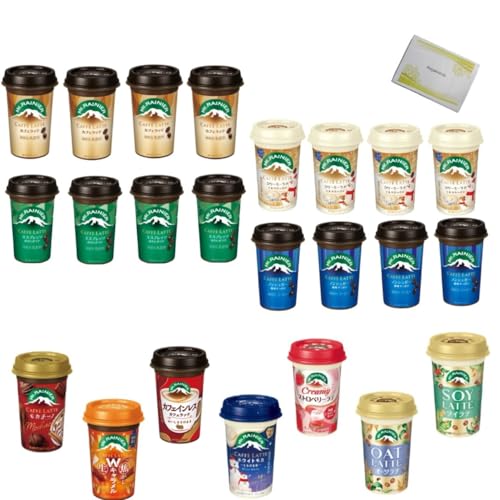 マウントレーニア 定番4種 カフェラッテ エスプレッソ カフェラッテ クリーミーラテ ノンシュガー ×4本+ ランダム4本 モカチーノ Wキャラメル カフェインレス とろけるホワイトモカ ストロベリーラテ オーツラテ ソイラテ 合計20本 + regalo