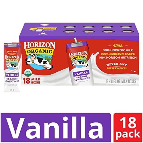 Image of Horizon Organic Vanilla Milk, 8 Fl Oz, 8 Count