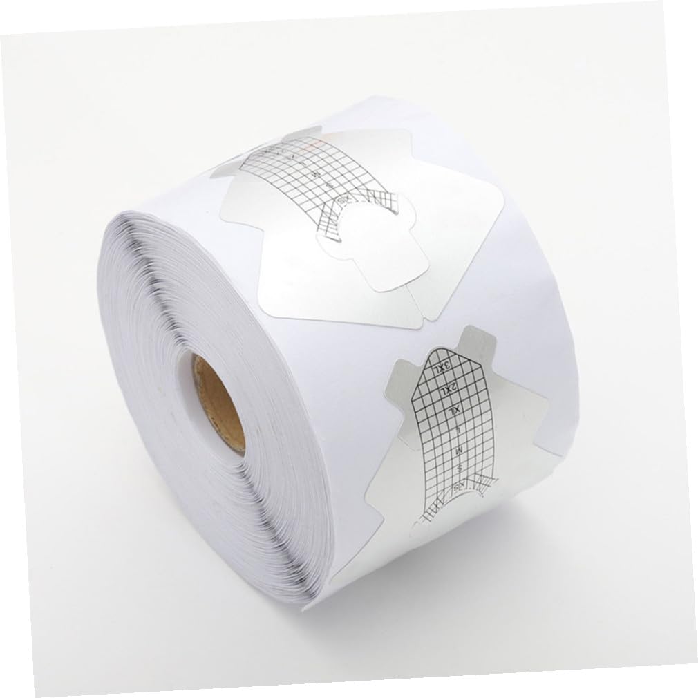 Rollo de Papel Molde de Aluminio para Uñas en Forma de Pez, Fácil de Usar y Rápido para Extensiones, Adecuado para Salón de Uñas y Uso Profesional
