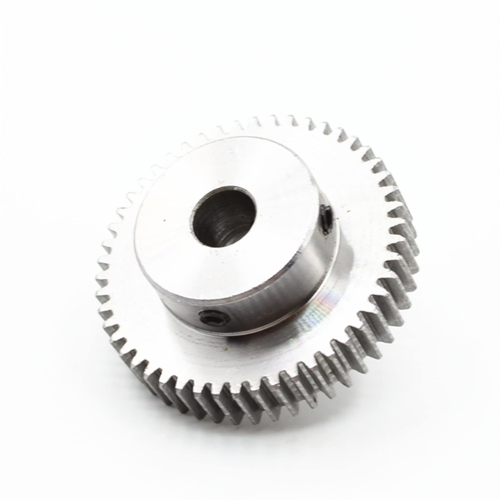 Stirnradgetriebe, Ritzelsatz, Ritzel 1 Stück 1 Modul Stirnrad 1M 40T 42T 45T 50T 55T 60T Stirnrad Ritzel 45 Stahlzahnrad Zahnstange Getriebezahnradbohrung Welle(8mm Bore,40T)