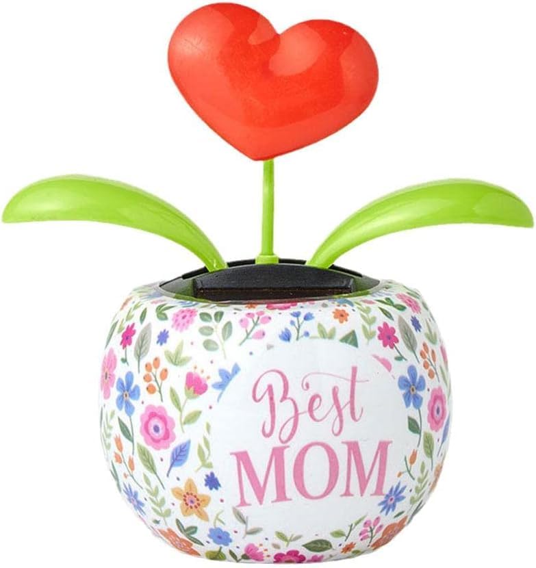 2Pcs Dancing Solar Toys, Cute Solar Power Flip Flap Flower Insect, Car Swinging Dancing Toy Car Windowsill Decoration Dashboard Office Home Decor, Learning and Education