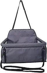 Cadeirinha Assento Pet De Cachorro Ate 30kg Para Carros Viajar Cadeira Transporte Cães Gato Viagem(Cinza)