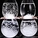 Graces Dawn Glass Weather Forecast Glass Bottle Cool Stylish Modern Decoration (Including) the beautiful wooden base
