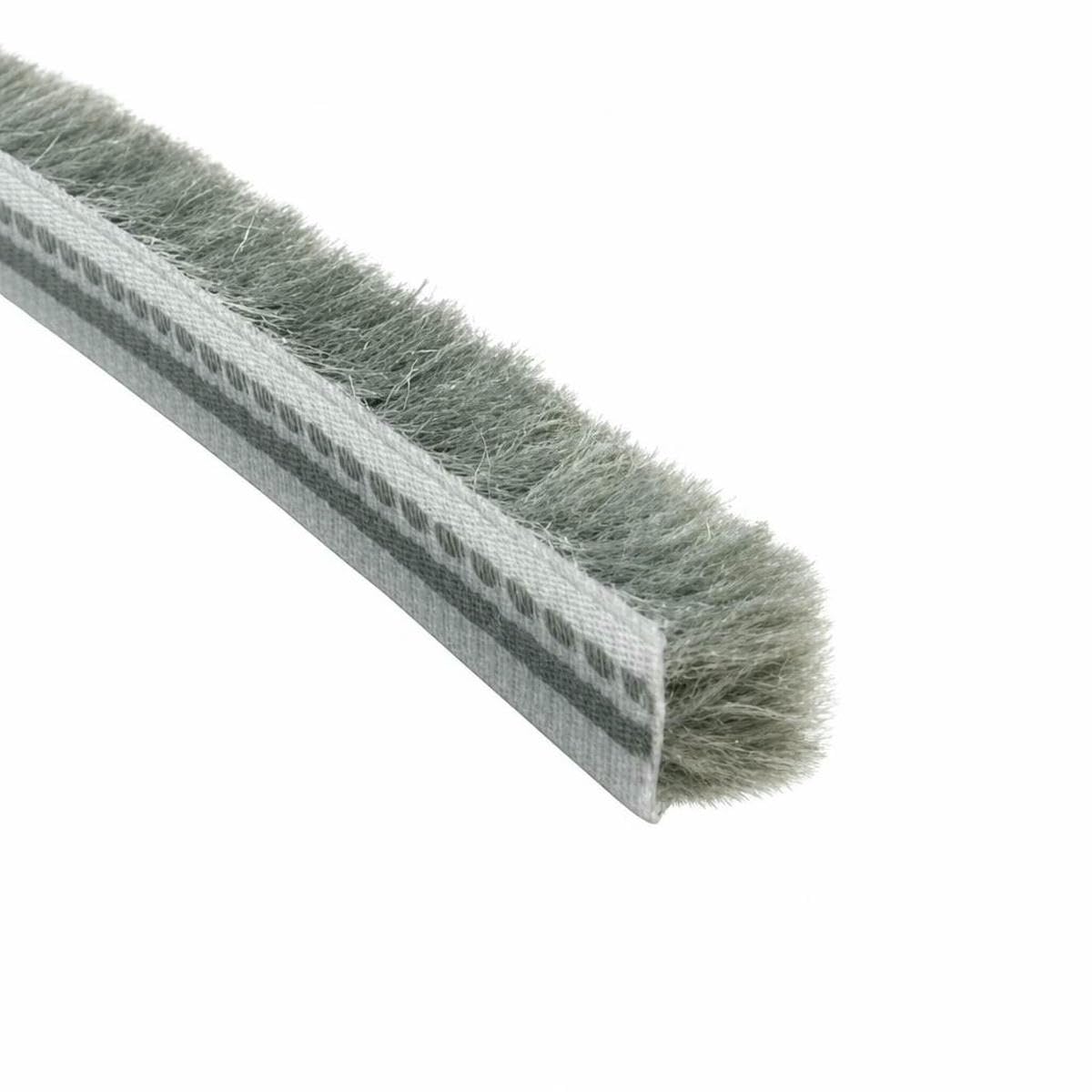 10M Slide-in Door Window Weather Stripping Soundproof Brush Strip Card Slot Pile Weatherstrip for Door Frame Sash Sealer-Gray-7X5-10M