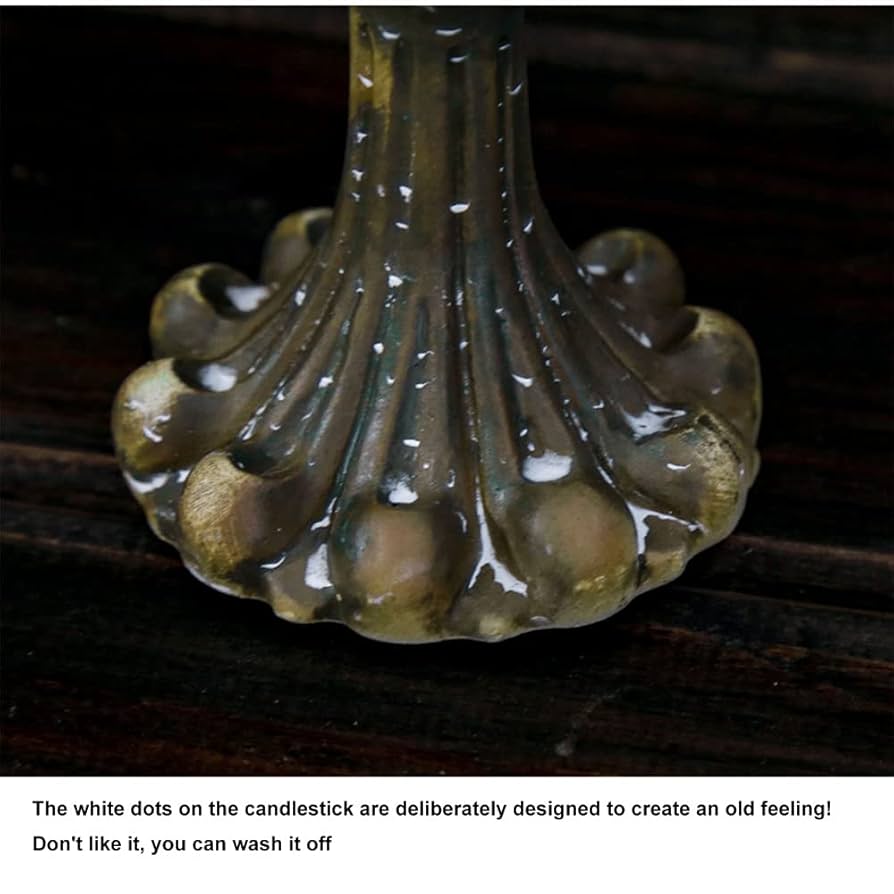 Amazon｜フレンチスタイルのノスタルジックなアンティークの燭台