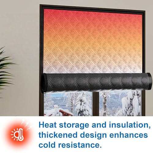 Rideau Isolant d'Hiver pour Chambre et Salon | Store Thermique Adhésif