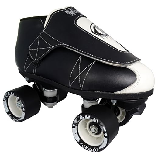Vanilla Jr. Tuxedo Quad Speed Roller Jam Skates (Mens 5 / Ladies 6)