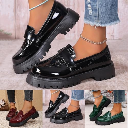 Orthoture-Orthopedic Platform Loafers Comfort Suede Orthopedic Shoes Womens Round Toe Walking Shoe Slip on Shoes4
