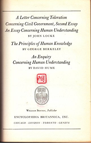 A Letter Concerning Toleration (Great Books of ... B000N66QTU Book Cover