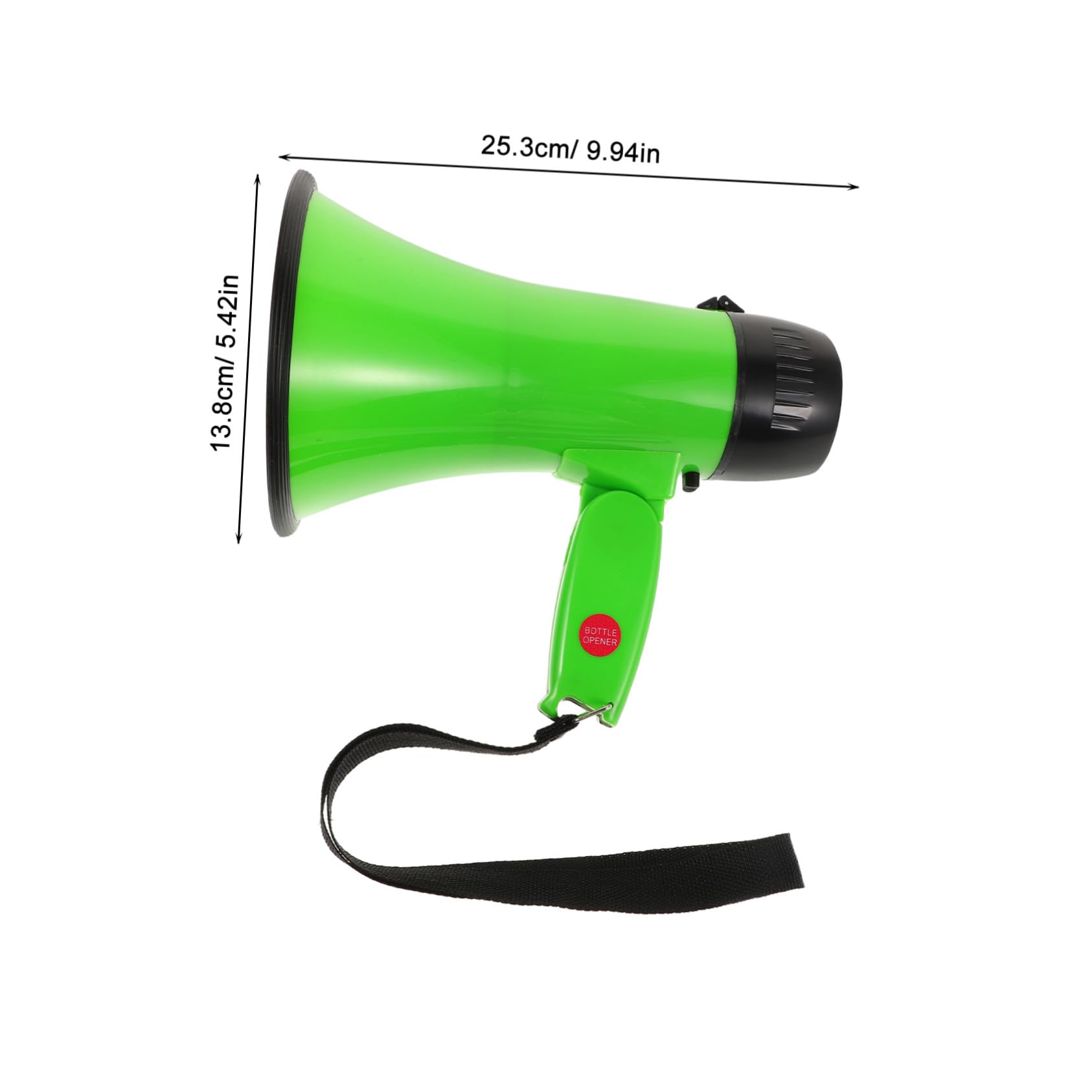 WOONEKY Megáfono Portátil Altavoz de Mano Ligero con Grabación de 240 Segundos Asa de 25w para Eventos al Aire Libre y Anuncios de Seguridad