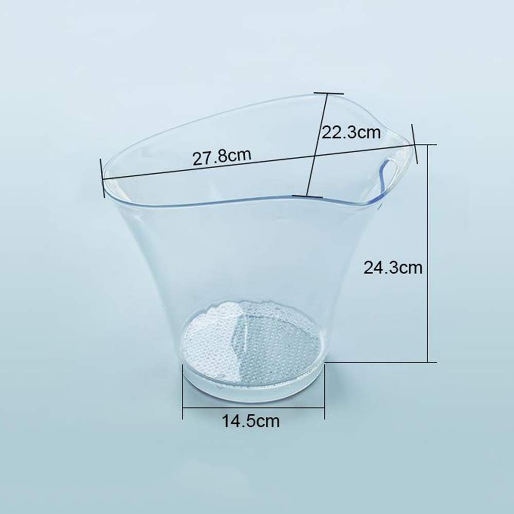 Secchiello Per Ghiaccio A LED ANSNOW - 12 Litri, Con Luci A Cambio Colore, Ricaricabile, Per Champagne E Vino