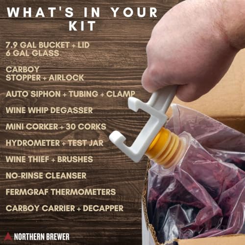 Master Vintner Wine Making Starter Kit – Complete Home Fermentation Equipment for 6 Gallons – Compatible with Wine Recipe Kits - Image 4