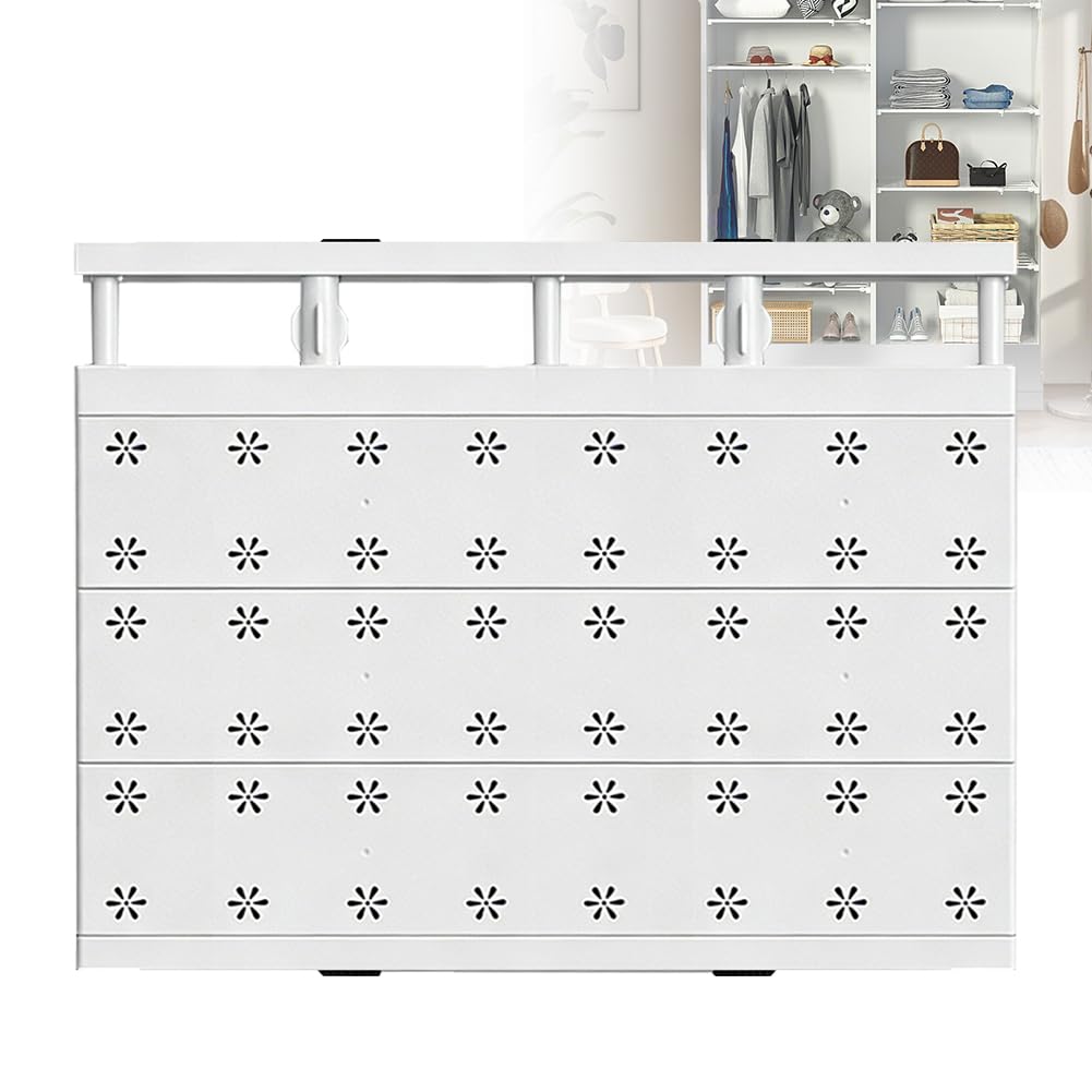 Estantes Ajustables para Armario, Ancho 42 cm Estantes Extensibles, sin Agujeros, sin Clavos, separadores de estantes telescópicos, Baldas para Armario, Baño, Cocina (Longitud Ajustable 38-60 cm)