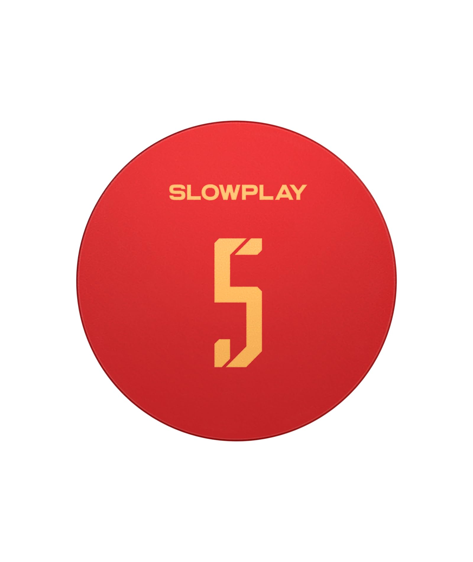 SLOWPLAY Godel Ceramic Poker Chips in Bulk, Casino Grade Ceramic 12-Gram Poker Chip for Texas Hold'em, 43mm Professional Chips Pack of 50 with Denomination of 5