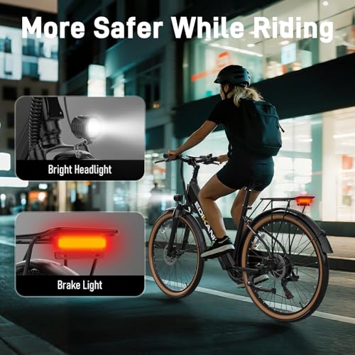 EDIKANI Electric Bike for Adults 25MPH 1500W Peak 26″