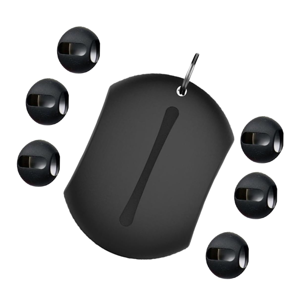 DOITOOL 21 Fundas De Silicona para Auriculares Resistentes A Arañazos Y Golpes Color Negro.