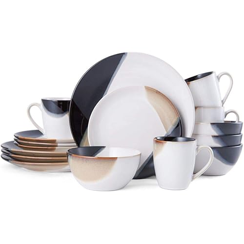 Gourmet Basics by Mikasa Caden 16-Piece Dinnerware Set, Service for 4 - ,Assorted