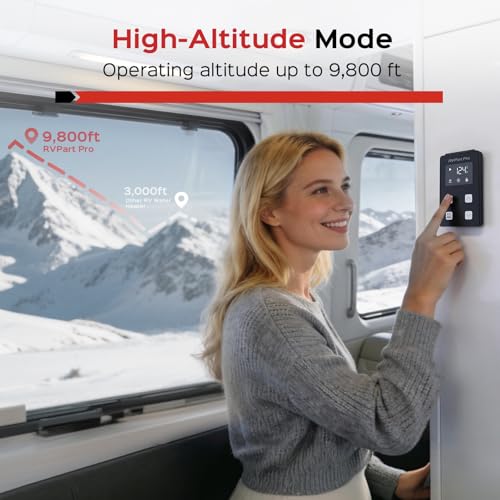 Image of Tankless Water Heater for RVs, High Altitude, Propane, 12V DC | Instant Endless Hot Water, 3 Door Size Options for RV Retrofits, High Altitude Ready, Remote Control Included