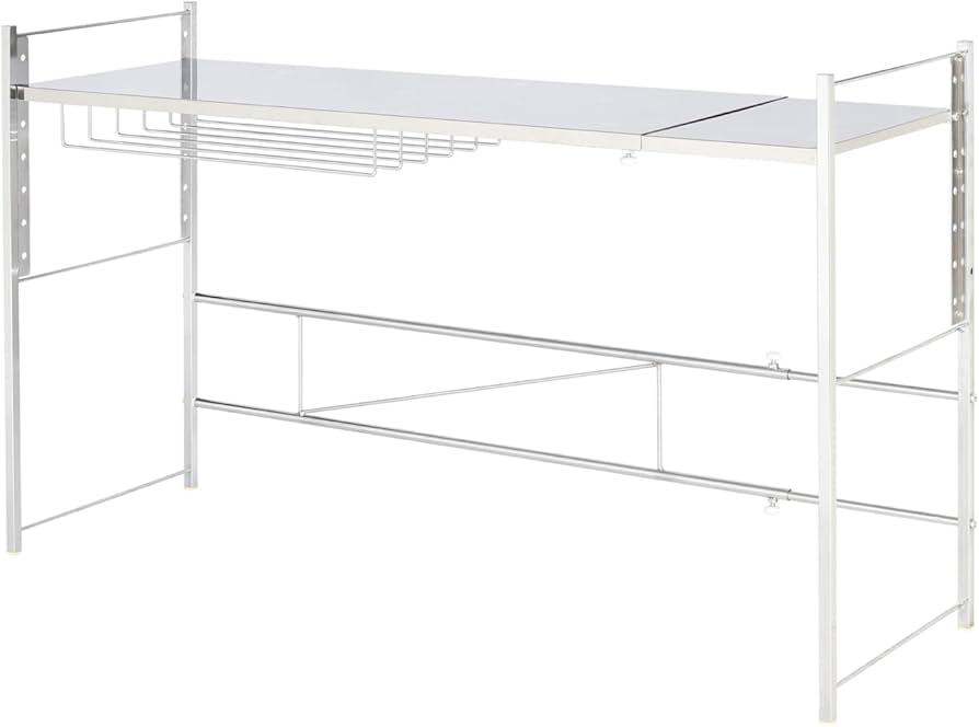 Amazon.co.jp: 川口工器 ステンレス棚 伸縮 スライド レンジ