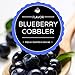 Stone Street Flavored Ground Coffee, Blueberry Cobbler, Freshly Roasted, 100% Colombian Arabica, Gourmet Coffee, Medium Roast, Sweet Berry Dessert Flavor, 1 LB