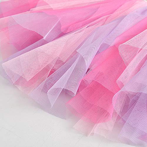 Dxton Baby Tutu Skirt For Toddler Girls Outfits Skirt For 2-8 Years Sk114 5T #TOP3
