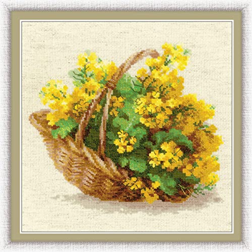 RIOLIS - Yellow Rapeseed 1502, Cross Stitch Kits 9.75