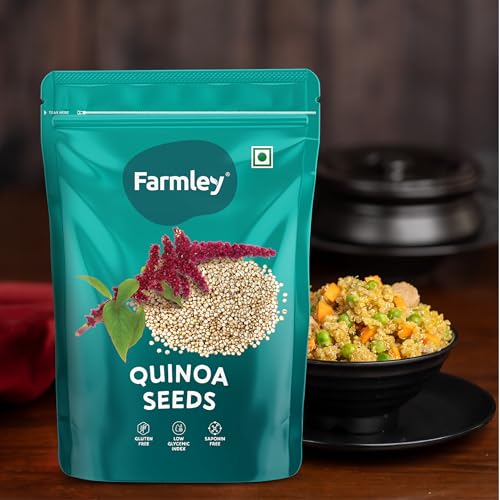 Image of Farmley Natural Quinoa 500 g | Gluten Free | Ready To Cook | High Fibre & Protein Content Quinoa Seeds (Pack of 2)