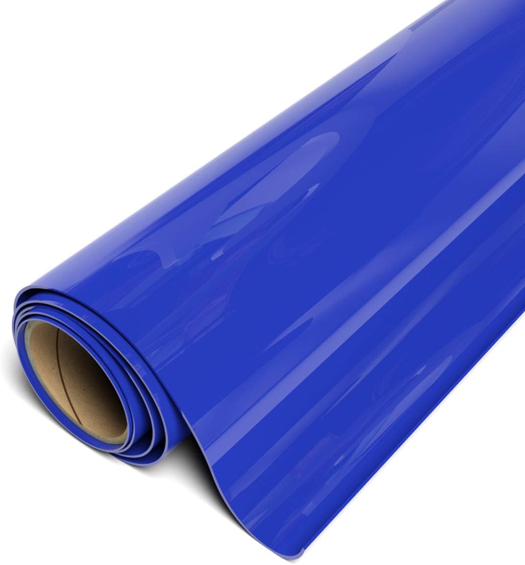 Siser Brick 600 Heat Transfer Vinyl, 19.6" x 15FT Roll (Royal Blue - HEX #34558B) - Compatible with Siser Romeo/Juliet & Other Professional or Craft Cutters - 3D HTV - CPSIA Certified