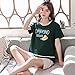Produktbild CJJCJJ Pyjamas Herbst Winter Nachtwäsche Baumwolle Damen Pyjama Set Lange Ärmel + Pfannen Unterwäsche Schöne Nachtwäsche Pyjama Pyjama