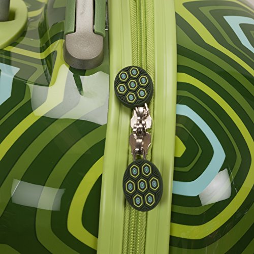 Rockland Jr. Kids' My First Hardside Spinner Luggage, Turtle, Carry-On 19-Inch, Telescoping Handles #TOP4