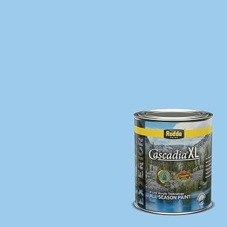 Rodda Paint CASCADIA XL Exterior Velvet Paint & Primer in One, Quart, Watery Sea