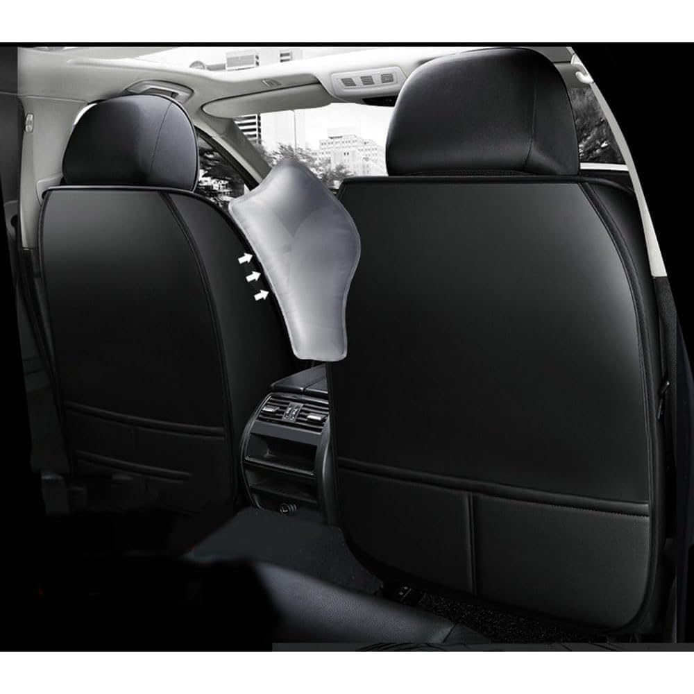 Leder Sitzbezüge Auto Set für BMW IX1 IX40 F10 F20 F30 G20 G30 GTUniversal Anti-Rutsch Sitzauflagen für 5 Sitz Wasserdicht Autositzschoner,E