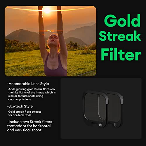Pan's Snap Filter Set For Iphone Video Film Makers Enthusiasts And Tiktok/Youtube/Ins Bloggers, Compatible With 6.1-Inch Iphone 13/13Pro 12/12Pro(Effect Snap Filter Bundle) #TOP5