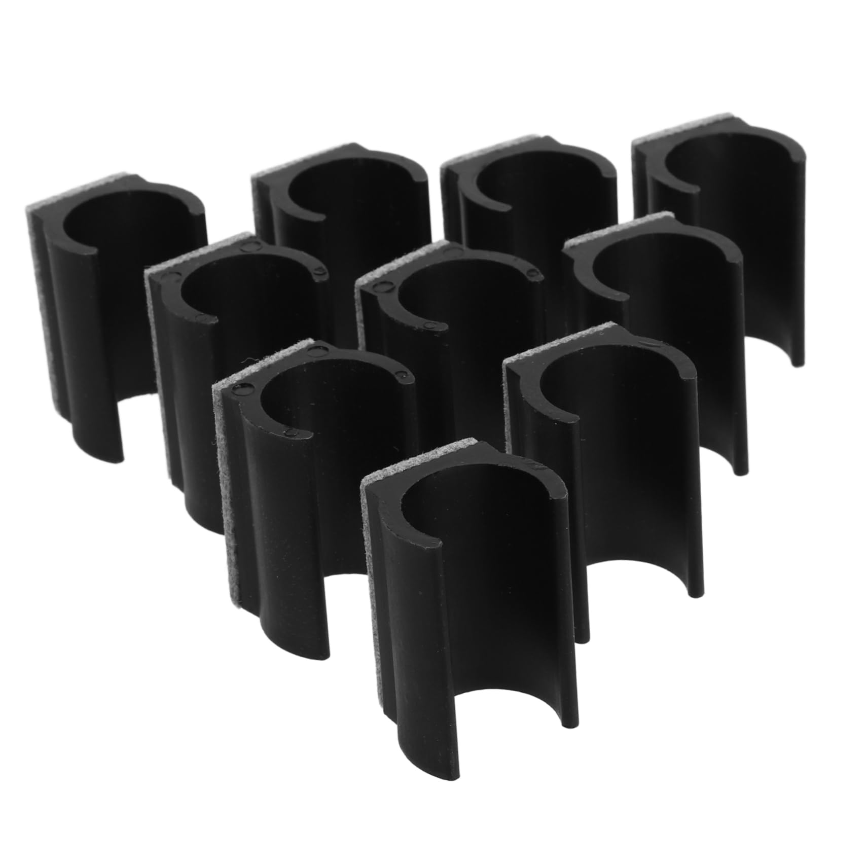SHINEOFI 5 Series Almohadillas De Fieltro para Patas De Sillas Tu Tapones De Fieltro Largo Almohadillas para Patas De Sillas Tapas De De Silla El Plastico 10 Piezas X 5