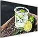 Produktbild Feeby Wandbild Limonade Kunstdruck Art Leinwandbild Getränk Früchte Küche Grün 90x60 cm